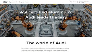 Audi Website Clone in ReactJs and TailwindCSS