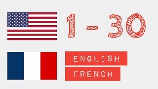 Nombres De 1 À 30 - Anglais - Français