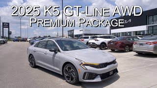 New 2025 Kia K5 GT-Line AWD Premium Package at Parkside Kia