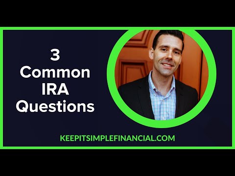 3 Frequently Asked Questions About IRAs and Roth IRAs 3 Frequently Asked Questions About IRAs and Roth IRAs