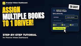How to Assign Multiple Books to a Driver in Driver Day | AWK TLD Tutorial