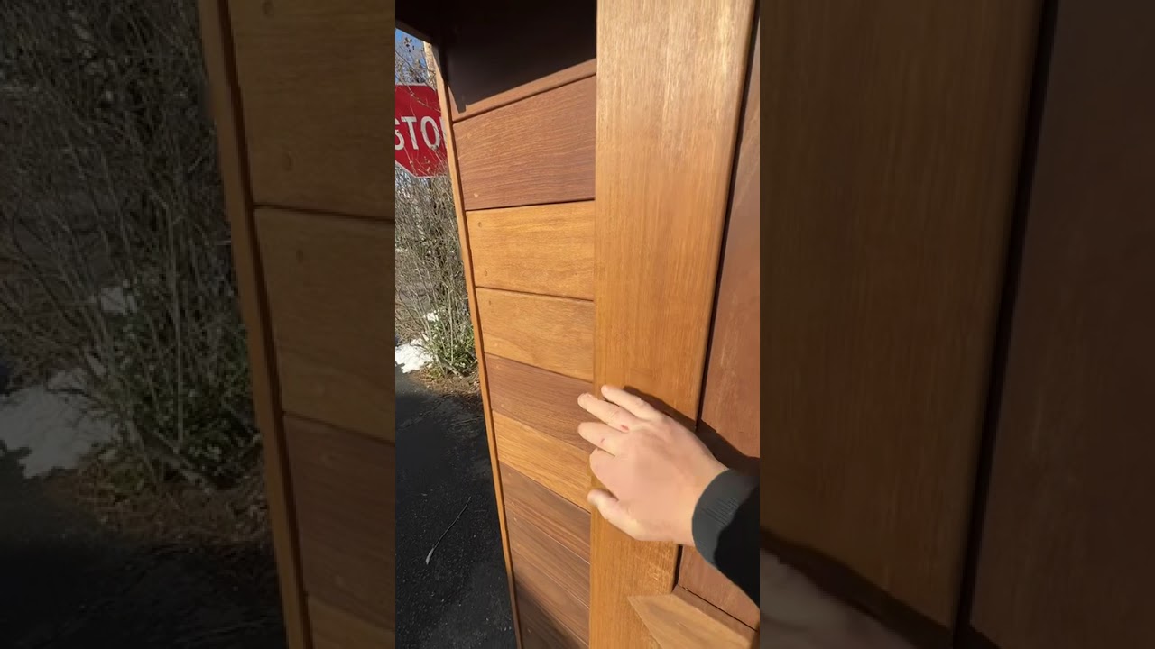 Dual Overhead Door Bike Storage and Trash Enclosure