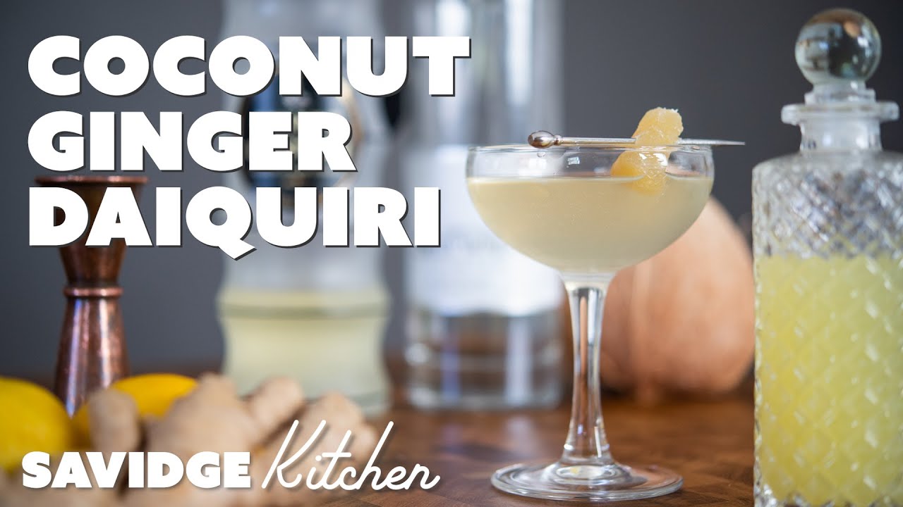 Coconut Ginger Daiquiri | COCONUT RUM DRINKS