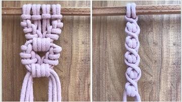 2 stunning Macramé Knots You NEED to Learn!Handmade Art Tutorial (part 44)