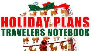 TRAVELERS NOTEBOOK SETUP // How I Plan For Christmas and December Daily