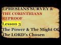 Ephesians Survey Lesson 3: The Faithful Operating In The Power Of His Might: Job & John The Baptist