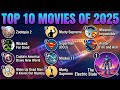 TOP 10 MOVIES OF 2025 — RANKED! 🤯🎥| Part1 #shorts #shortsviral