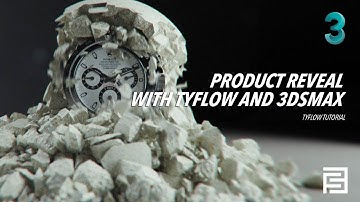 Product Reveal and destruction | Tyflow VDB  x 3dsmax