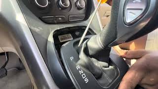 ￼ removal, shifter knob, Ford escape fusion