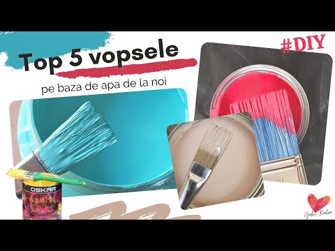 🏆  TOP 5 VOPSELE PE BAZA DE APA 🏆  Dar include, de fapt, 7 branduri de vopsea