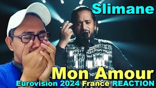 Slimane - Mon Amour - Eurovision 2024 France REACTION