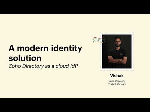 A Modern Identity Solution: Zoho Directory as a Cloud IdP