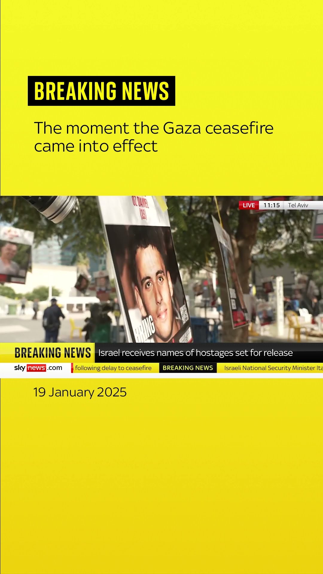 Gaza ceasefire is now in effect
