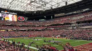 San Francisco 49ers Entrance | Super Bowl LVIII in Las Vegas | February 11, 2024 | Allegiant Stadium