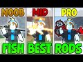BEST Fisch Rod For EVERY Player Level! Best Rod In Fisch! (Roblox Fish)