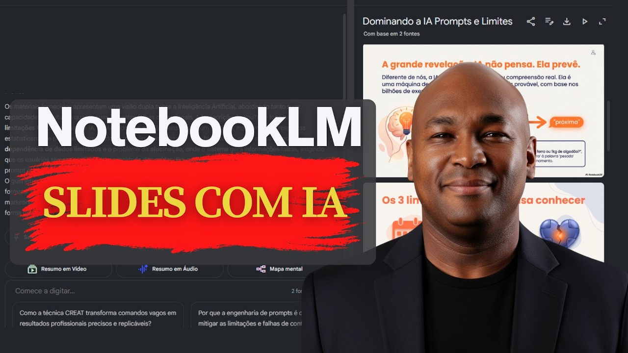 NotebookLM ou PowerPoint: Qual é o MELHOR para Apresentações RÁPIDAS ?