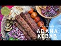 Turkish Adana Kebab Recipe | Super Easy Recipe | On the Grill w/ Veggies