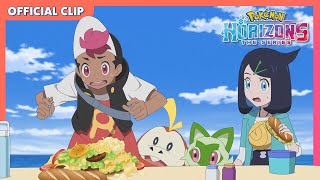 Uk: Sandwiches In Paldea! | Pokémon Horizons: The Series | Official Clip