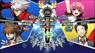 Blazblue Cross Tag Battle Online Match Ragnanaoto K. Vs Heartadachi