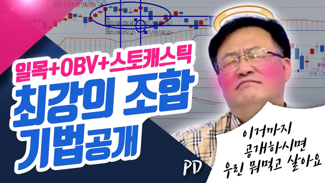 ⁣공개해 버렸다..'일목 + OBV + 스토캐스틱 합성 지표' | PD,