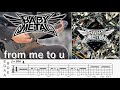 from me to u / BABYMETAL&amp;Poppy (screen TAB | Guitar lesson)