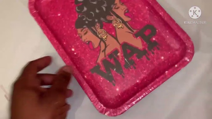 How to make a rolling tray start to finish- Using a Dollar Tree
