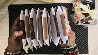 Creating an accordion pocket journal; Great for Happy Mail !