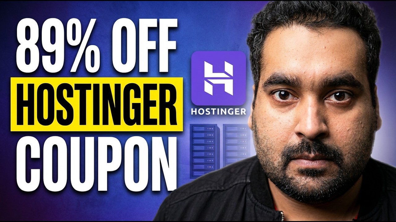 Hostinger Coupon Code 2026 | Save Up to 89% + Extra Dis… — Transcript