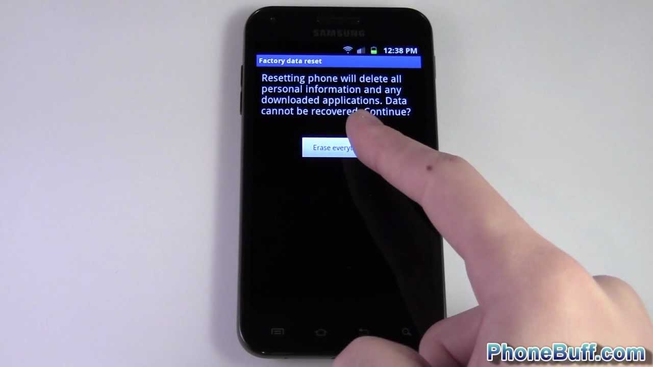 How do you format phone so that it Cannot be recovered?