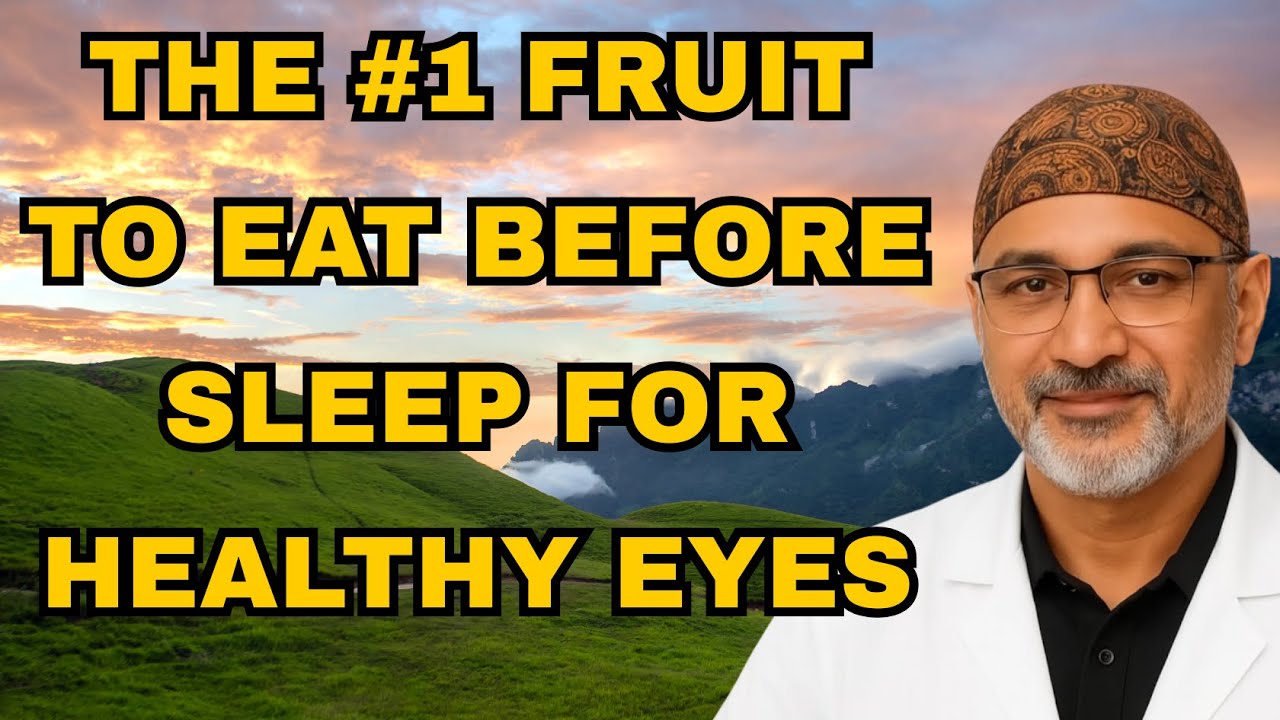 The #1 FRUIT to Eat Before Sleep for HEALTHY EYES | Dr. Pradip Jamnadas