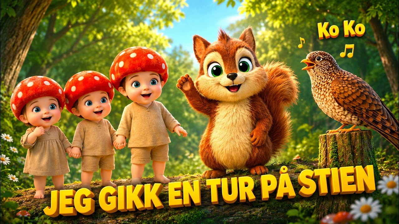 Jeg Gikk En Tur På Stien | Ko Ko – Klassisk norsk barnesang | TITTEI ...