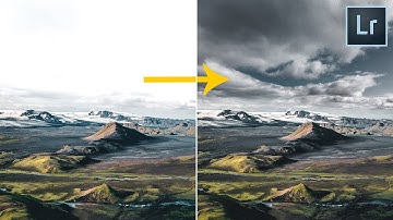 How to create DRAMATIC SKY in Lightroom!