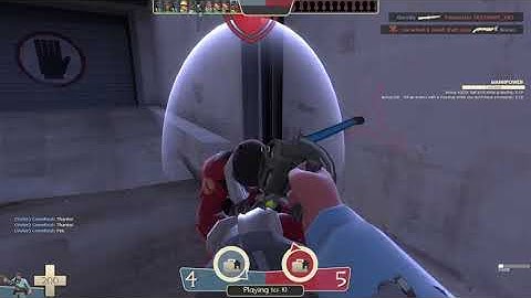 Grappling hook soldier. (TF2)