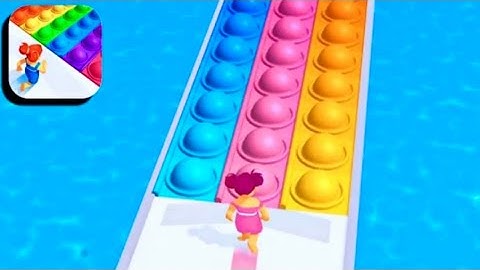 Pop It Run! Gameplay Walkthrough All Levels iOS,Android