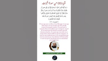 الآية (11)من سورة الحجرات//القارئ الشيخ عبد الرحمن السديس.