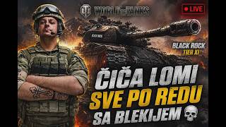 Čiča-uživo #90 | BLACK ROCK SPEKTAKL U TIER XI TENKOVIMA😈 | World Of Tanks