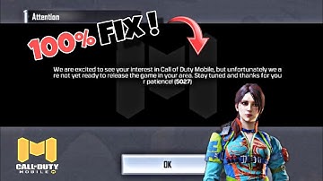 How To Fix Error 5027 In Cod Mobile | 5 Best Tips To Fix Not Available In Your Country Error