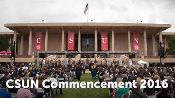 CSUN Commencement 2016: Honors Convocation