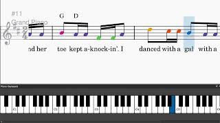 Buffalo Gals (Won't You Come Out Tonight?) by Cool White (John Hodges) - Easy piano tutorials ...