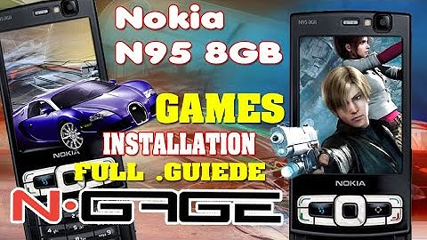N-Gage Install On Nokia N95 8Gb Symbian s60v3 2023  And Games  Review #Nokia