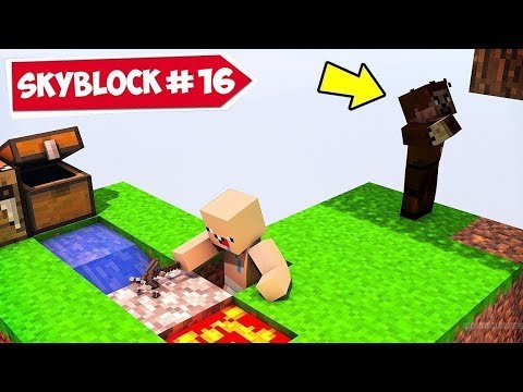 MİNECRAFT ama SKYBLOCK 16 😱 - Minecraft