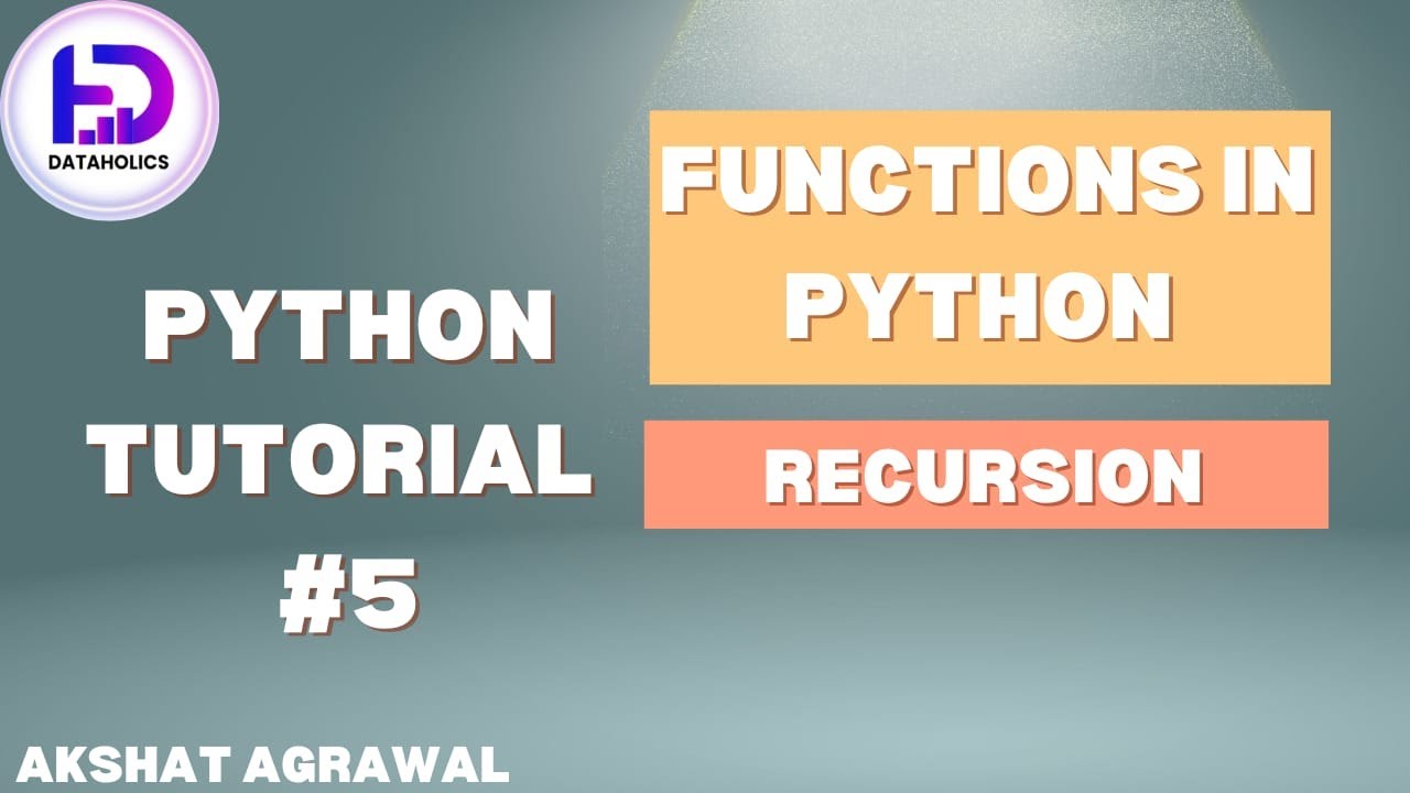Recursion Python | Python Tutorial #5 - YouTube