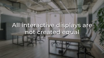 Sharp AQUOS BOARD® interactive display system