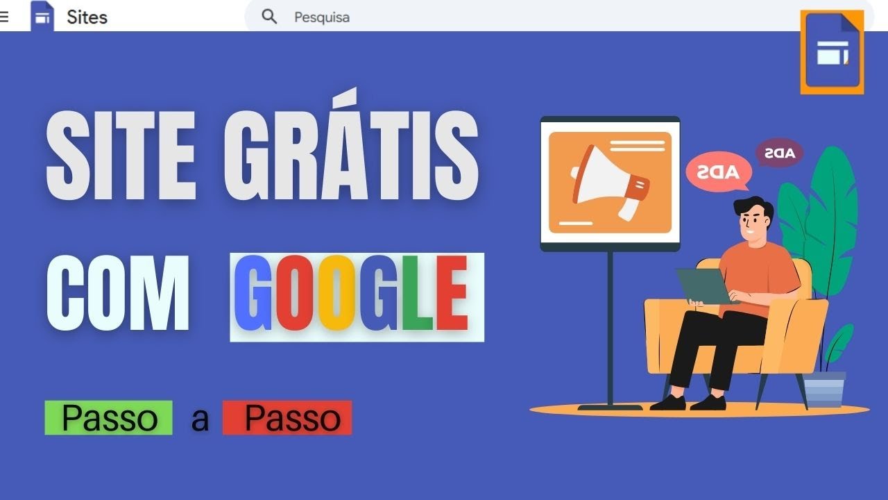 Crie Seu Primeiro Site GRÁTIS com Google Sites | Aula Prática - Passo a ...
