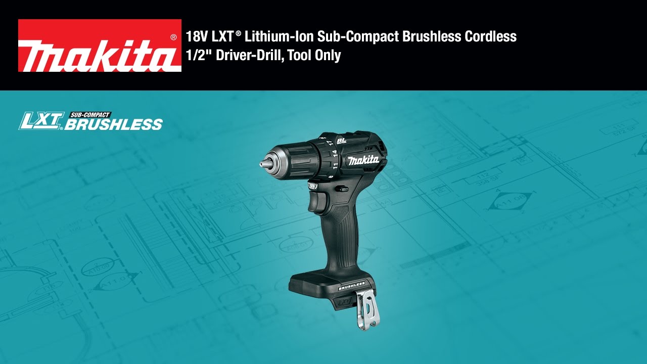 Makita 18V LXT Hammer Driver Drill Sub Compact 1/2in (Bare Tool) XPH15ZB -  Acme Tools