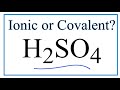 Properties and Classification of H2SO4
