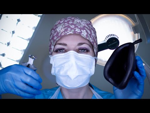 ASMR Emergency Tooth Extraction for Nervous Patient - Anaesthesia, Gloves, Tools, Dental Exam, Care