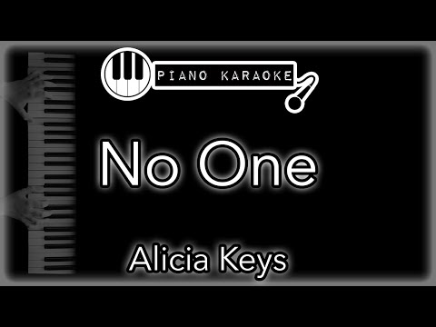 No One - Alicia Keys - Piano Karaoke Instrumental
