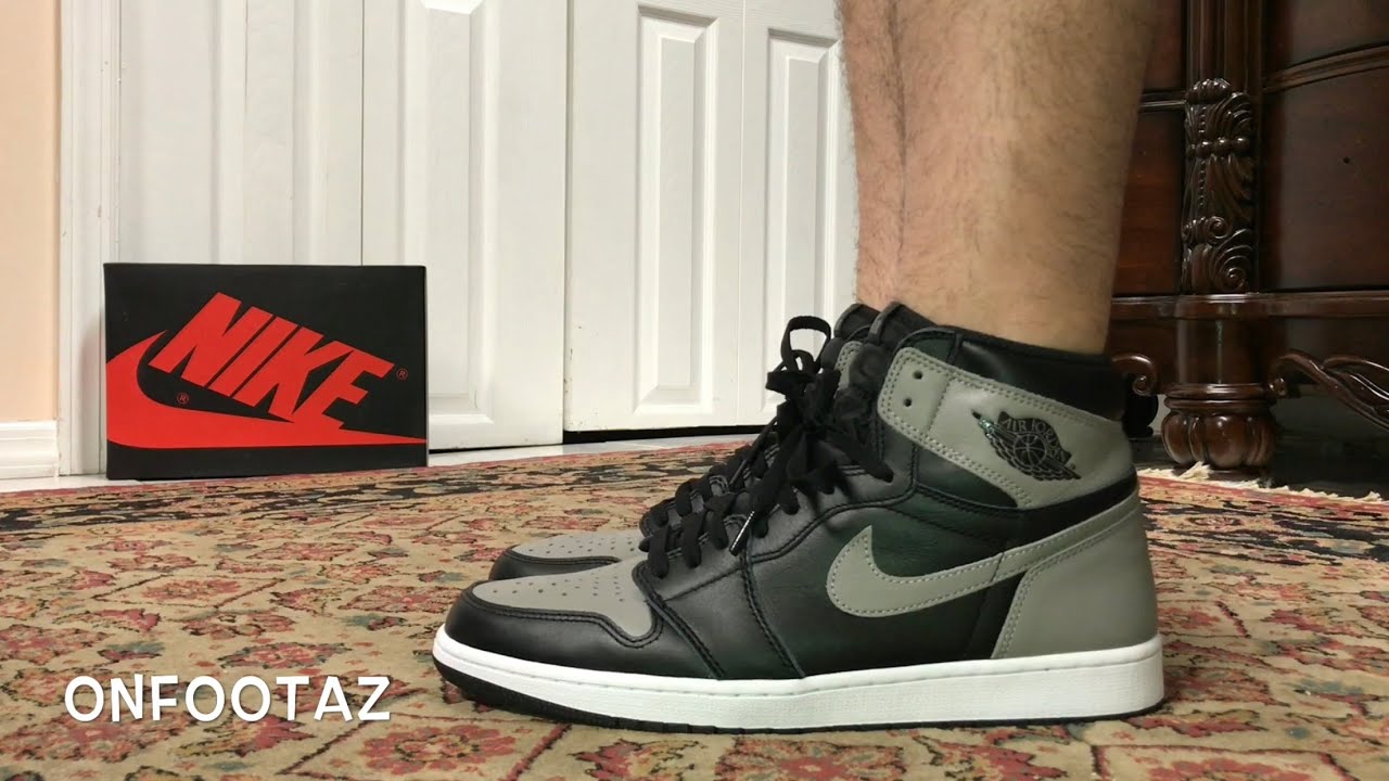 Air Jordan 1 Shadow 2018 On Foot - YouTube