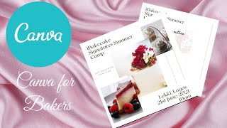 How to use Canva to create stunning Graphics for Bakers | Canva tutorials for Beginners 2021 screenshot 5